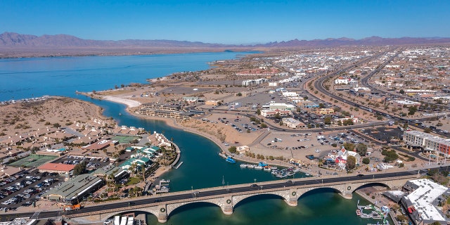 A train derailed north of Lake Havasu City, Arizona on March 15, 2023. 