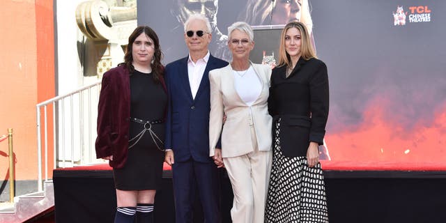 Jamie Lee Curtis and husband Christopher Guest share two daughters Ruby and Annie. Ruby came out as trans in 2020 and married her partner Kynthia in May 2022.