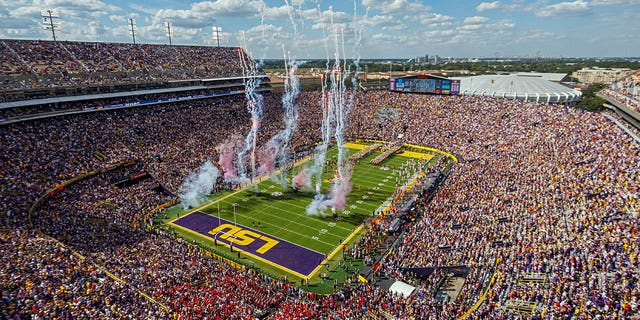 Tiger Stadium during a game against Ole Miss