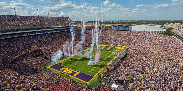 Tiger Stadium during a game against Ole Miss