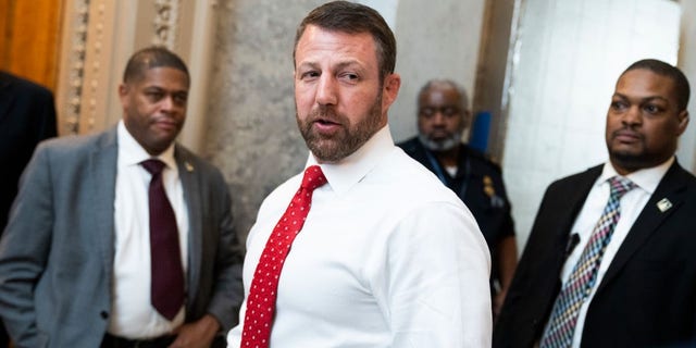 Then-Sen.-elect, Markwayne Mullin, R-Okla., is seen in the US Capitol on Tuesday, November 15, 2022.