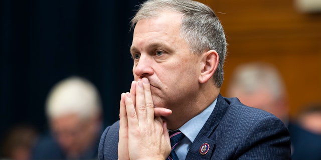 Rep. Sean Casten, D-Ill., listens during a House Financial Services Committee hearing on December 13, 2022, in Washington, DC.