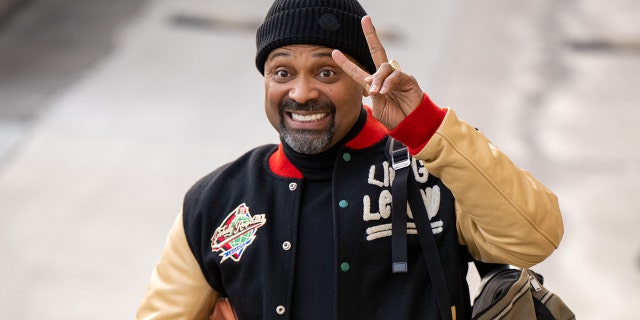 Mike Epps is seen at "Jimmy Kimmel Live" on February 16, 2023, in Los Angeles, California. 