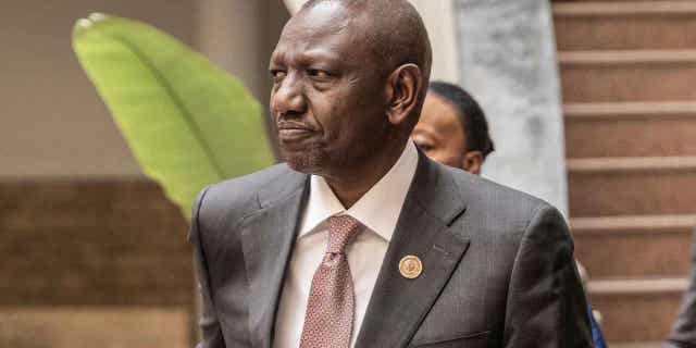 Kenyan President William Ruto leaves the venue of a mini-summit on Peace and Security in eastern Democratic Republic of Congo on Feb. 17, 2023. Ruto recently criticized a Supreme Court ruling that allowed an activist to register an LGBTQ rights organization.