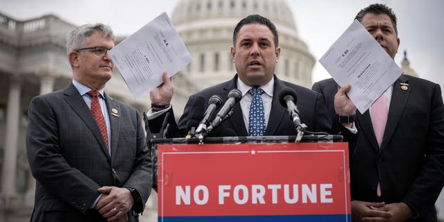 Aimed at embattled Rep. George Santos, D'Esposito introduced legislation to prevent members convicted of certain offenses from profiting off book deals, speech commissions, television shows and more.
