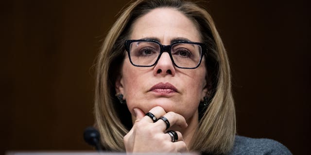 Sinema left the Democratic Party to register as an independent in December 2022.