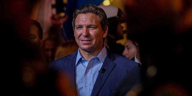 Florida Gov. Ron DeSantis joins Fox News' Sean Hannity during a GOP town hall on July 21, 2021.