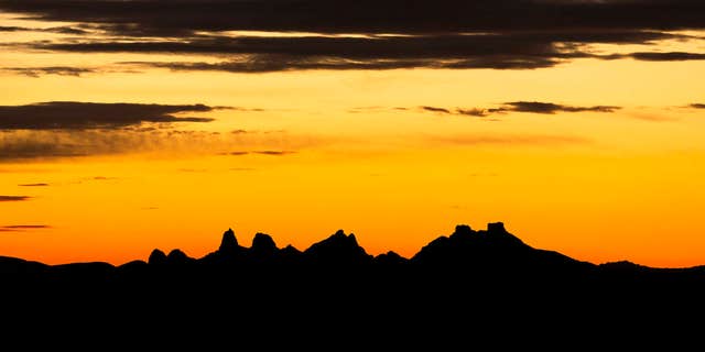 The Castle Mountains within Avi Kwa Ame are pictured on Feb. 13 in Boulder City, Nevada.