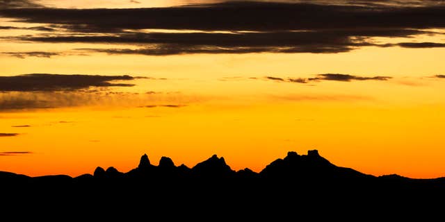 The Castle Mountains within Avi Kwa Ame are pictured on Feb. 13 in Boulder City, Nevada.