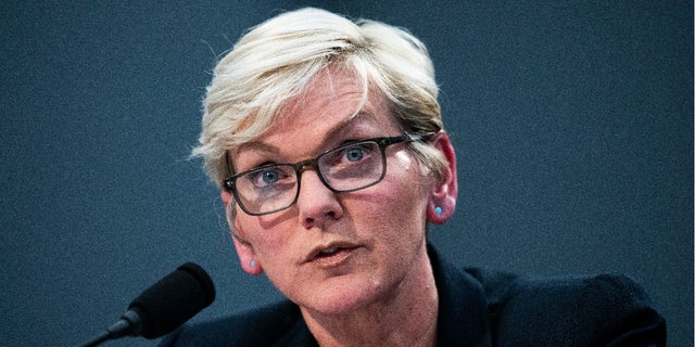 Energy Secretary Jennifer Granholm testifies during the House Appropriations Subcommittee on Energy and Water Development, and Related Agencies Committee hearing titled Fiscal Year 2024 Request for the Department of Energy, in the Rayburn Building on Thursday, March 23, 2023. 