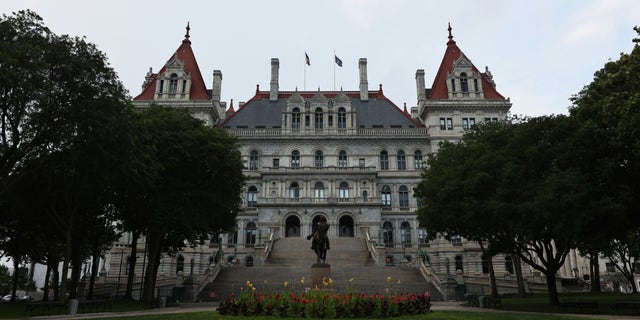 The New York State Capitol is seen on August 11, 2021, in Albany, New York.
