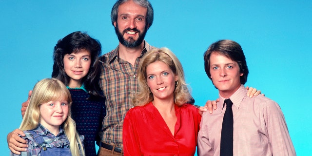 The cast of Family Ties in a promo pic