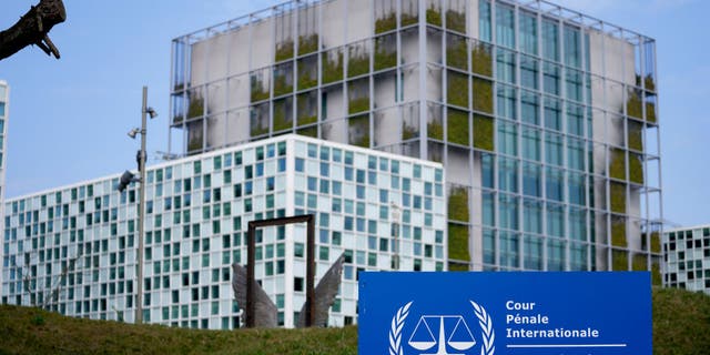 Exterior view of the International Criminal Court (ICC) on March 29, 2022 in Den Haag, the Netherlands. 