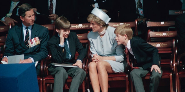 Princess Diana was married to now King Charles III, left, and is the mother of Prince Harry and Prince William.