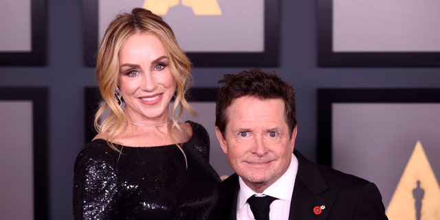 Tracy Pollan and Michael J. Fox 