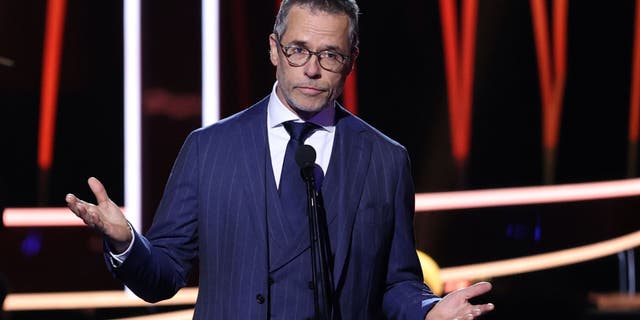 Guy Pearce speaks during the 2022 AACTA Awards Presented By Foxtel Group at the Hordern on December 07, 2022 in Sydney, Australia. 