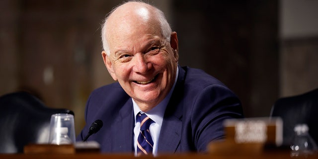 Sen. Ben Cardin, D-Md., presides over a hearing on Capitol Hill on December 13, 2022, in Washington, DC.
