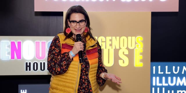 Lt. Governor of Minnesota Peggy Flanagan speaks during IllumiNative Presents Inaugural Indigenous House At Sundance Film Festival 2023 - Day One on January 21, 2023 in Park City, Utah.
