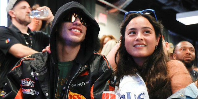 Pete Davidson and Chase Sui Wonders attended the Daytona 500 race in Daytona Beach, Florida together last month.