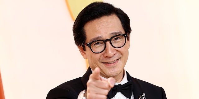 Ke Huy Quan attends the 95th Annual Academy Awards as a best supporting actor nominee for his role in "Everything Everywhere All at Once."