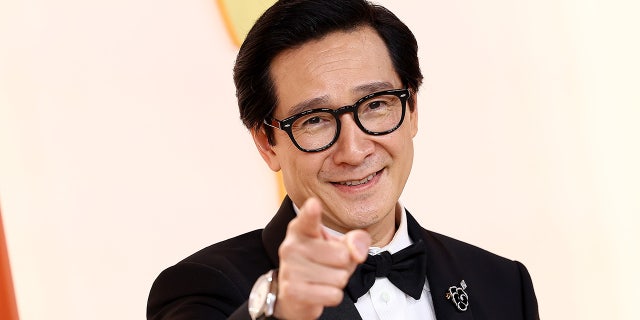 Ke Huy Quan attends the 95th Annual Academy Awards as a best supporting actor nominee for his role in "Everything Everywhere All at Once."