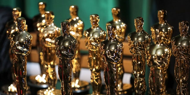 In this handout photo provided by A.M.P.A.S., Oscar statuettes are seen backstage during the 95th Annual Academy Awards on March 12, 2023, in Hollywood, California.