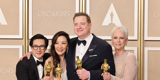 Ke Huy Quan, Michelle Yeoh, Brendan Fraser and Jamie Lee Curtis took home Oscars in their respective categories at the 95th Academy Awards.