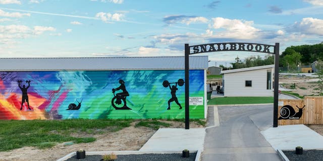 Elon Musk's Snailbrook residential site, which neighbors a Boring Company facility, is pictured on March 13, 2023, in Bastrop County, Texas. 