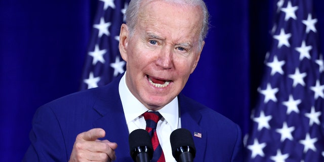 President Biden delivering remarks at the Boys and Girls Club of West San Gabriel Valley on March 14, 2023, in Monterey Park, California.