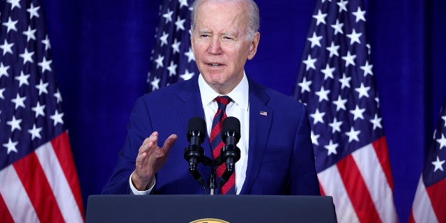 President Joe Biden delivers remarks on reducing gun violence at the Boys and Girls Club of West San Gabriel Valley on March 14, 2023 