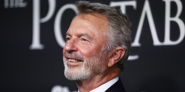 Sam Neill at the Australian premiere of "The Portable Door"