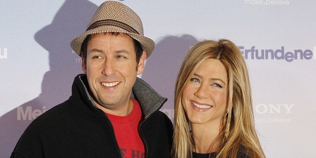 Aniston and Sandler's first movie together after years of friendship was the 2011 comedy "Just Go With It."