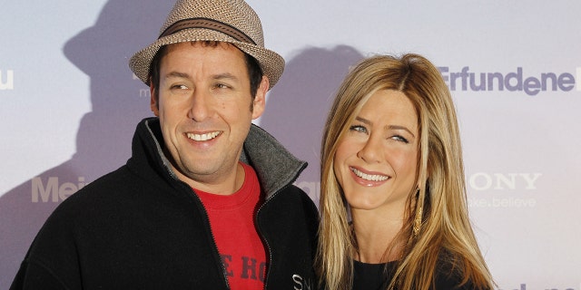 Aniston and Sandler's first movie together after years of friendship was the 2011 comedy "Just Go With It."