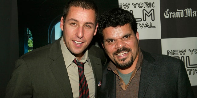 Co-stars Adam Sandler and Luis Guzman at the "Punch-Drunk Love" screening during the 40th Annual New York Film Festival sponsored by Grand Marnier at Alice Tully Hall, Lincoln Center in New York City. Oct. 5, 2002.