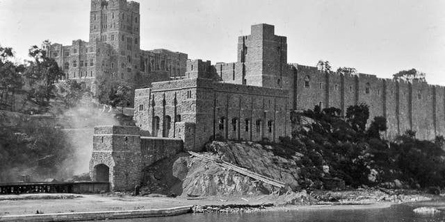 U.S. Military Academy, West Point, New York, circa 1915, vintage photograph.