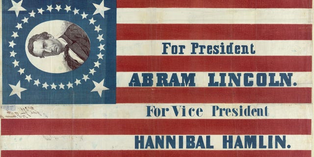 Lincoln 1860 campaign banner