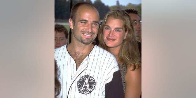 Andre Agassi and Brooke Shields in 1997.