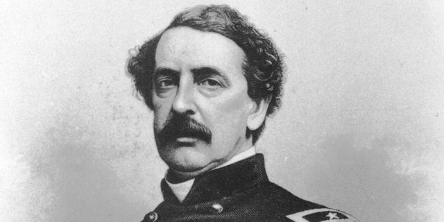Major General Abner Doubleday poses for a portrait in the Brady Photo Studios in Washington, D.C., in 1862. For years Doubleday has been given credit as the inventor of baseball. John Thorn, the official historian of Major League Baseball, calls Doubleday's role in baseball a myth.