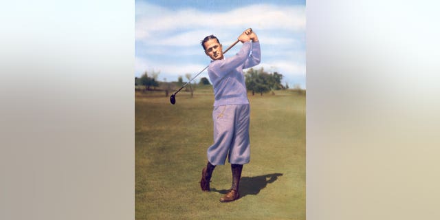 A painting from the 1930s of Bobby Jones, founder of the Augusta National Golf Club.