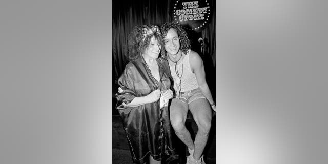 Pauly Shore with mom Mitzi Shore, legendary co-founder of The Comedy Store, in 1992.
