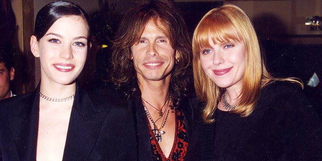 Bebe Buell, right, said that when Liv Tyler, left, first saw Steven Tyler, center, she instantly knew the singer was her biological father.