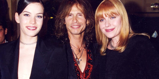 Bebe Buell, right, said that when Liv Tyler, left, first saw Steven Tyler, center, she instantly knew the singer was her biological father.