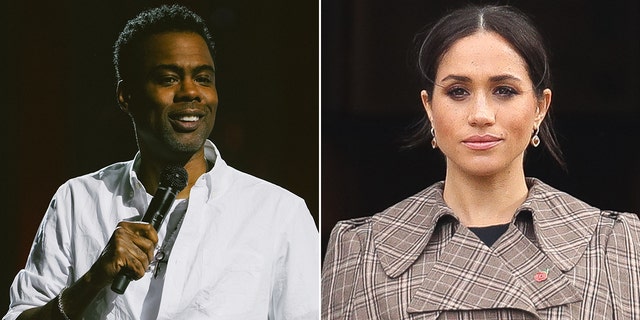During his Netflix special, Chris Rock took aim at the Duchess of Sussex.