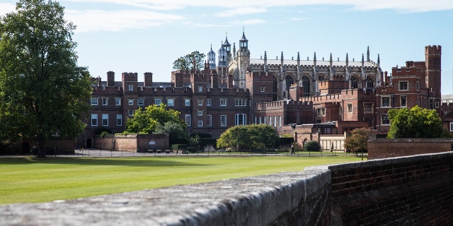 Eton College and Eton College Chapel are pictured here in 2020. Prince Harry attended Eton College, the $55,000-a-year boarding school, from 1998 to 2003.