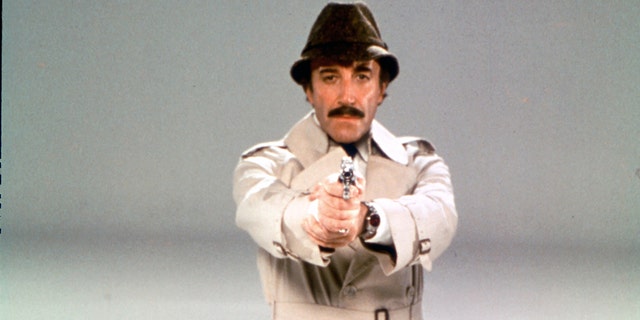 Peter Sellers as Inspector Clouseau in one of "Pink Panther" movie.  Jill Owens said it was her childhood dream of her to become like her character.