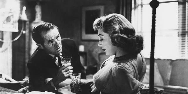 Elisha Cook Jr. as George Peatty with Marie Windsor as his wife Sherry, in a still from the 1956 film "The Killing," directed by Stanley Kubrick for United Artists.