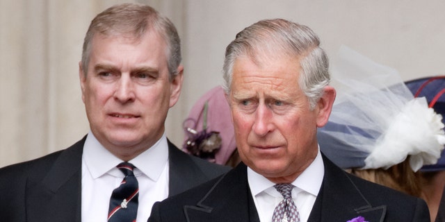 According to multiple reports, King Charles III (right) became the sole beneficiary of Queen Elizabeth II’s wealth under a 1993 agreement that no inheritance tax is paid on assets moving from one sovereign to another. Sources alleged that Charles hasn't shared any of the wealth with his younger brother Prince Andrew (left).
