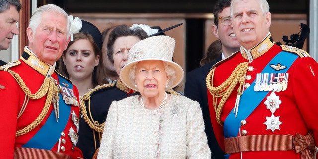 Prince Andrew (right) was said to be the queen's favorite son. Charles became king upon the death of their mother in 2022.