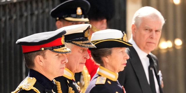 Prince Andrew wasn't allowed to wear his military uniform during Queen Elizabeth II's funeral in September.