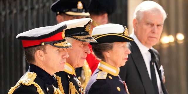 Prince Andrew wasn't allowed to wear his military uniform during Queen Elizabeth II's funeral in September.